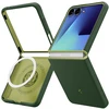 Spigen Nano Pop MagSafe dėklas skirtas Samsung Galaxy Z Flip 7 – žalios spalvos