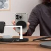 Tech-Protect A12 3in1 MagSafe indukcinis įkroviklis išmaniesiems telefonams / ausinėms / išmaniesiems laikrodžiams - juodas