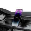 Tech-Protect MM15W-V1 automobilinio telefono laikiklis su MagSafe 15W indukciniu įkrovikliu oro ventiliacijai - juodas