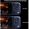 „Tech-Protect Camring Fit+“ kameros dėklas, skirtas „iPhone 14 Pro / Max / 15 Pro / Max / 16 Pro / Max / 17 Pro / Max“ - oranžinis