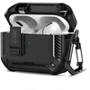 „Tech-Protect Carbonox MagSafe“ dėklas, skirtas „AirPods Pro“ ausinėms - juodas