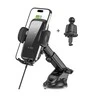 Tech-Protect CM15W-V1 automobilinis telefono laikiklis su 15 W indukciniu įkrovikliu, skirtas kabinos / oro išleidimo angai - juodas