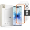 Tech-Protect Easy Set+ 3-pack apsauginis stiklas skirtas Apple iPhone 17 – transparent