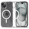 Tech-Protect FlexAir hibridinis MagSafe iPhone 15 dėklas – skaidrus blizgus