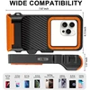 Tech-Protect IPX8 Pro Atsparus vandeniui Phone Case - Oranžinis and Juodas