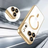 „Tech-Protect MagFlex MagSafe“ dėklas, skirtas „iPhone 17 Pro“ – permatomo aukso spalvos