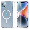 Tech-Protect FlexAir hibridinis MagSafe iPhone 13/14 dėklas – skaidrus blizgus