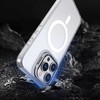 Hurtel Eco Leather View dėklas iPhone 13 mini – violetinis