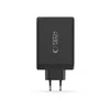 Tech-Protect NC240W-GAN 4-port laidinis įkroviklis PD 240W / QC3.0 juodos spalvos