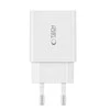 Tech-Protect NC30W USB-C PD 30W / USB-A QC 3.0 įkroviklis – baltas