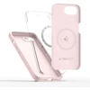 „Tech-Protect SILICONE MagSafe“ dėklas Apple iPhone 16E / 17E, Rožinis PEARL