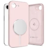 „Tech-Protect SILICONE MagSafe“ dėklas Apple iPhone 16E / 17E, Rožinis PEARL