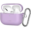 „Tech-Protect“ silikoninis dėklas su kabliuku, skirtas „AirPods Pro“ ausinėms - Violetinė