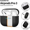 Tech-Protect Silikoninis dėklas for AirPods Pro 3 - Juodas