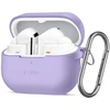 Tech-Protect Silicone Hook dėklas skirtas Samsung Galaxy Buds 3 / 3 FE / 3 Pro – violetinės spalvos