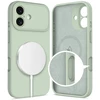 „Tech-Protect“ silikoninis „MagSafe“ dėklas, skirtas „iPhone 17“ – Žalias