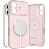 „Tech-Protect“ silikoninis dėklas „Magsafe iPhone 17“ rausvas perlas
