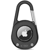 Tech-Protect Slidelock Carabiner Keychain dėklas skirtas Apple AirTag 1/2 – juodos spalvos