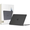 Tech-Protect SmartShell dėklas, skirtas MacBook Air 13" M2 / M3 / 2022-2024 - matinė juoda