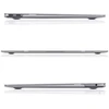 Tech-Protect SmartShell dėklas, skirtas MacBook Air 13" M2 / M3 / 2022-2024 - Skaidrus blizgus