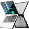 „Tech-Protect SmartShell Pro“ dėklas, skirtas „Macbook Pro 14 M1 / M2 / M3 / M4 / M5“ 2021–2025 m. – juodas ir skaidrus