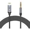 Jack Tech-Protect UltraBoost audio Lightning / mini lizdas 3,5 mm kabelis 1 m - juodas
