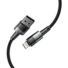 Tech-Protect UltraBoost Lightning / Lightning kabelis 12W 2,4A 1m - pilkas