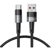 Tech-Protect UltraBoost USB-C / USB-A kabelis 66W 6A 0,5m – pilkas