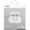 Dėklas UNIQ Glase Pro skirtas AirPods Pro 2 Lock Case skaidrus
