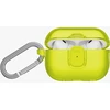 „Uniq Glase Pro“ dėklas, skirtas „AirPods Pro 3“ ausinėms, su užraktu – permatomas, geltonas
