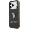 Us Polo Assn US Polo DH and Bottom Stripe Logo MagSafe dėklas Apple iPhone 17 Pro juodos spalvos