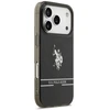 Us Polo Assn US Polo DH and Bottom Stripe Logo MagSafe dėklas Apple iPhone 17 Pro juodos spalvos