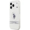 Us Polo Assn US Polo DH and Bottom Stripe Logo MagSafe dėklas Apple iPhone 17 Pro baltos spalvos