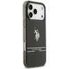 Us Polo Assn US Polo DH and Bottom Stripe Logo MagSafe dėklas Apple iPhone 17 Pro Max juodos spalvos