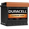 Akumuliatorius AGM Duracell Extreme 50Ah 540A 12V Start Stop