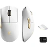 MCHOSE K7 Ultra belaidė pėlė | 2.4GHz, BT | 800 mAh | Baltas Gold