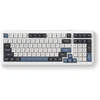 MCHOSE K99 belaidė mechaninė klaviatūra| US | Hyacinth Switch | 2.4GHz, BT | Balta-mėlyna