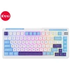 Blue Mėlyna Klaviatūra Royal Kludge KZZI K75 Lite (Mėlyna sea)