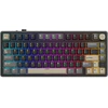 CREAM Klaviatūra Royal Kludge R75 Pro (Phantom) - RK Kreminis Switches