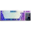 Klaviatūra Aula L99 (Balta/Violetinė) - Caramel Latte Switches