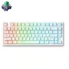 MCHOSE Jet 75 laidinė magnetinė žaidimų klaviatūra | US | Kailh God Switch | Balta Topograhic