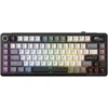 Royal Kludge L75 RGB Knight Juodas belaidė klaviatūra | 75%, Hot-swap, rusvai gelsvas switches, US