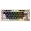Royal Kludge L75 RGB Mocha Pilkas belaidė klaviatūra | 75%, Hot-swap, Kreminis switches, US