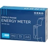 Orno 1 Fazowy 1 fazės elektros skaitiklis, 100A, RS-485 prievadas, MID, 1 modulis, DIN TH-35mm, PV