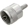1099# CB kištukas (UHF/UC1) užspaudžiamas RG58+įvorė RG58+įvorė