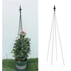 12x sodo pergolių terasos atramos gėlėms, metaliniai augalų stovai, 150 cm
