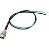 1423# 5 mm LED (žalia 12 V) indikatoriaus lemputė su laidu