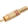 1558# Oem Kištukas RCA raudonas - auksinis