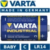 1x Baterija R-14 LR14 C 1.5V Varta Industrial 4014