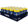 20x Varta Pramoninės šarminės R-20 LR20 D baterijos